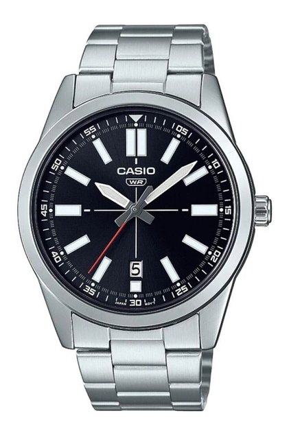 Silver Color Steel Strap Men's Wristwatch