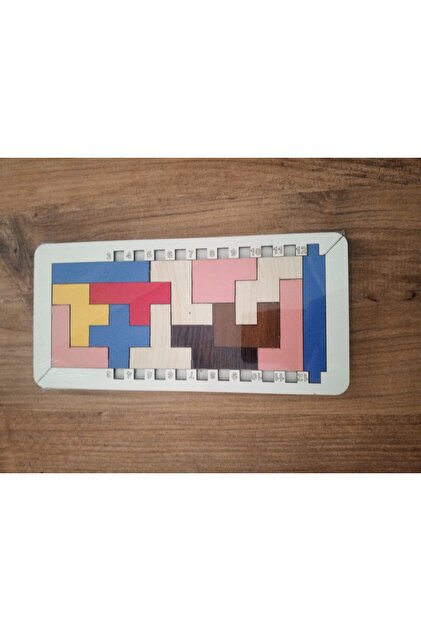 POLHAUSE Ahşap renkli tetris 13 parça - Fiyatı, Yorumları