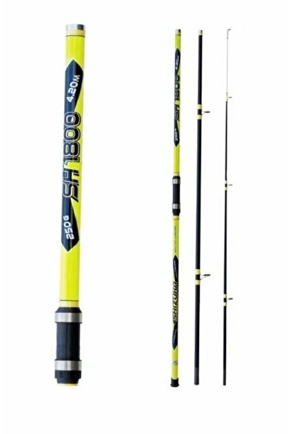 LİNEAEFFE SHIZUKA SH1800 WWG 420cm 3 Parça Surf Kamış 250gr Atar