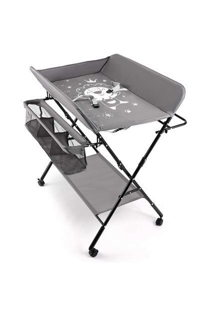 4 - in - 1 Diaper Changing Table Organizer - Grey