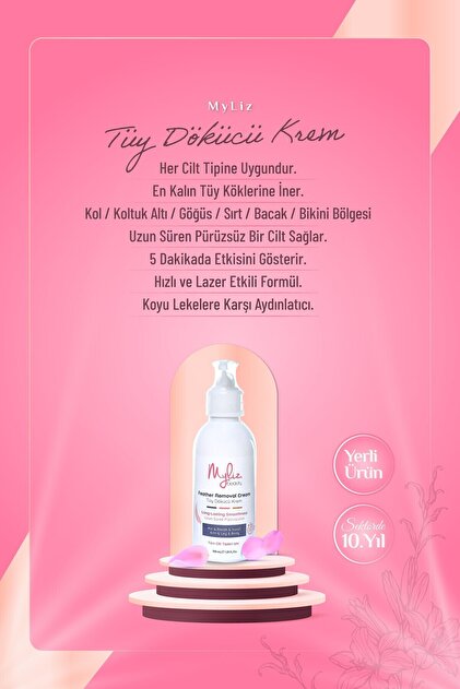 MYLİZ COSMETİC TÜY DÖKÜCÜ KREM - Fiyatı, Yorumları