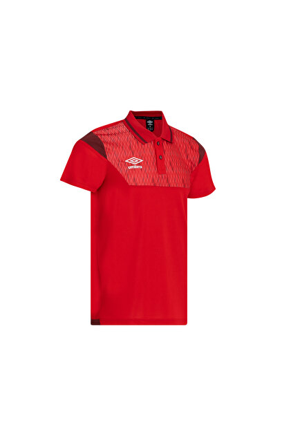 Umbro Kırmızı Erkek Polo Yaka Tişört Spor Kesim TF-0268 Umbro
