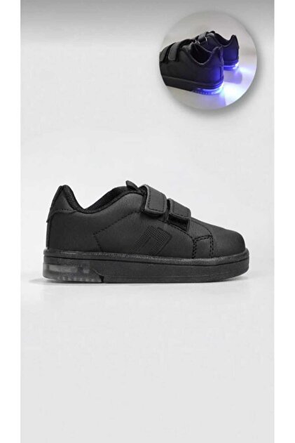Unisex Sneaker Flexible Comfortable Children's Sneakers Full Mold Orthopedic Casual Shoes Black Pepe