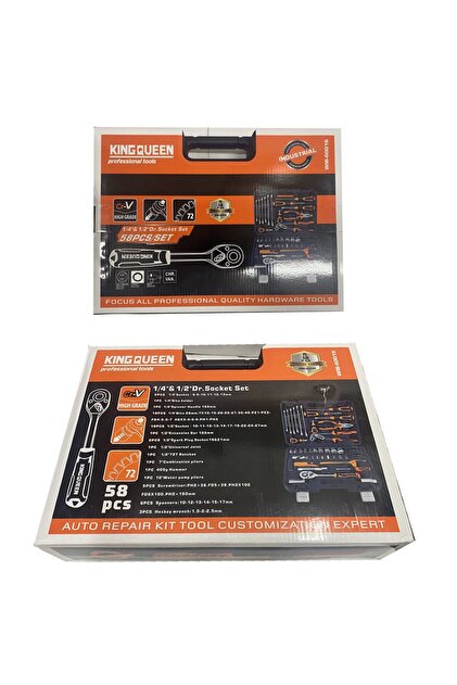 PROHUMMER KINGQUEEN PH240 58 Parça Professional Lokma Takımı ve