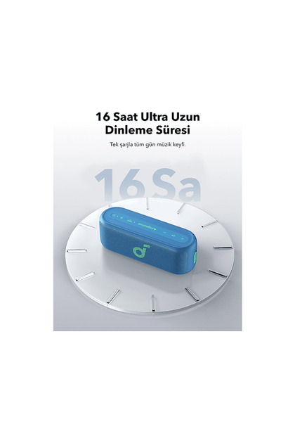 Anker Soundcore Select 2 S Kablosuz Bluetooth Hoparlör - Mavi