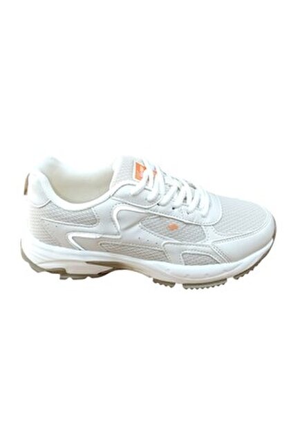 Jump 26776 Açık Gri - Beyaz Kadın Sneaker Günlük Spor Ayakkabı