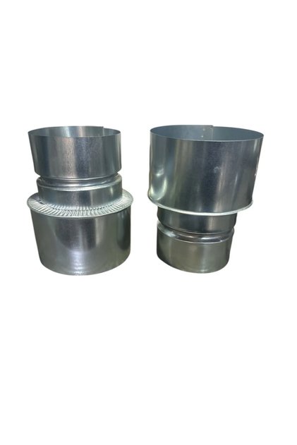 Pelet soba cam boru metal boru dönüştürücü redüksyon