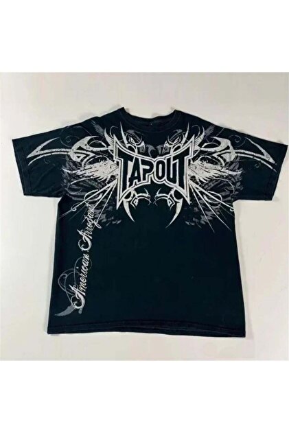 Köstebek American Arrogant Cyber Grunge Unisex T-shirt Black