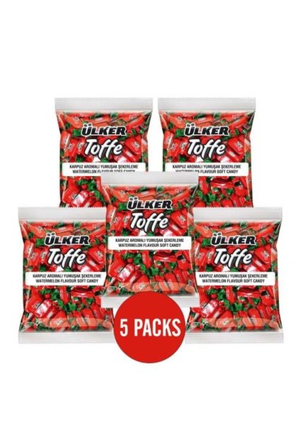 ULKER TOFFE WATERMELON 1KG (PACK OF 5)