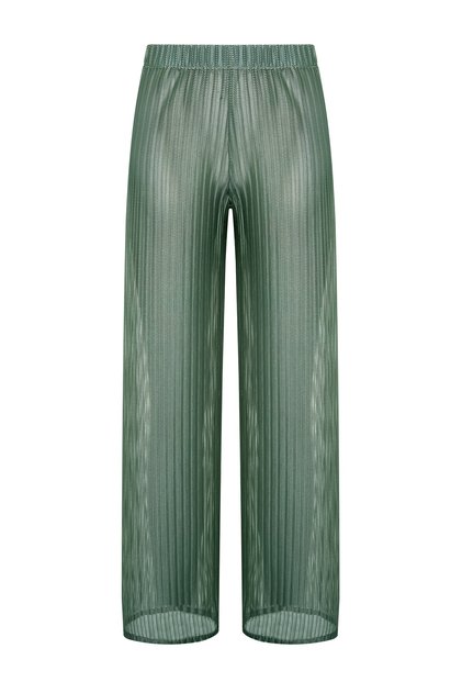 Zigzag Woven Anthracite Seamless Trousers