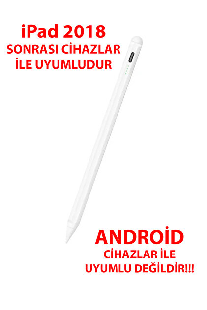 Ally K-2259 Ipad 2018 Ve Sonrası Avuç Içi Reddi Aktif Stylus Kalem