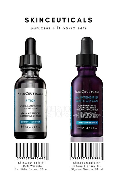Skinceuticals Prüzsüz Cilt Bakım Seti | P-tiox Serum 30 ML & HA
