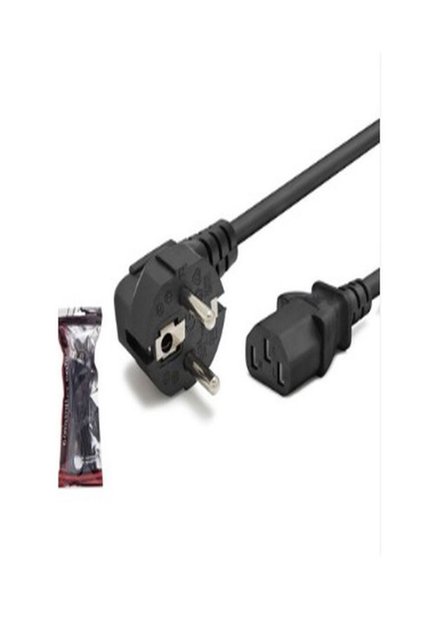 Bilgisayar Kasa Power Kablosu Monitör Güç Kablo 1.2 Mt