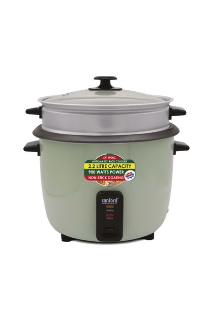 طباخ أرز كهربائي سعة 2.2 لتر وقوة 900 وات SF1190RC - أخضر