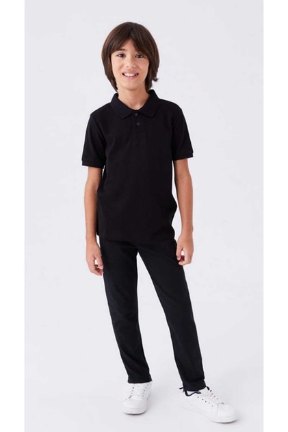 School Coolest Polo Collar Boys' T-Shirt