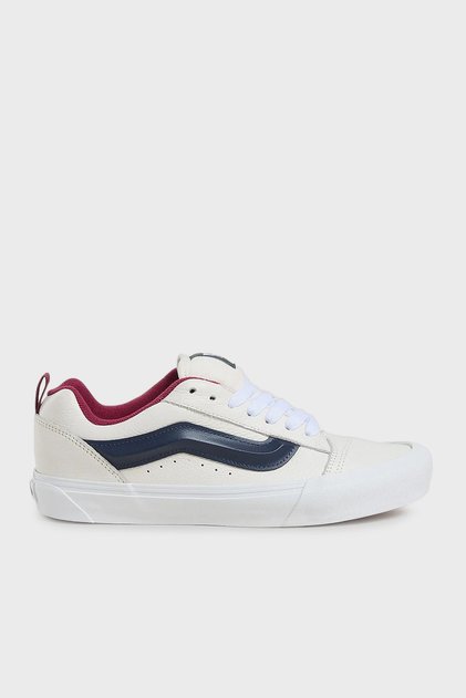 Knu Skool Deri Logolu Sneaker Ayakkabı Unisex AYAKKABI VN000D22WTM1
