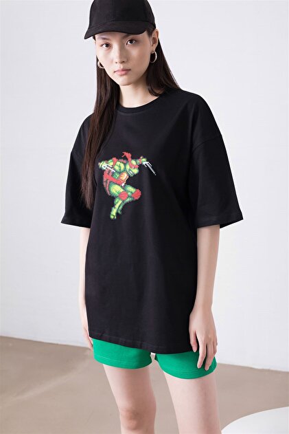 Trendiz Unisex Raphael Ninja Turtles Siyah Tshirt - Fiyatı, Yorumları