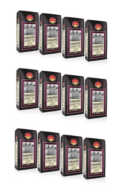 Doğuş Karadeniz Export Organik Dökme Siyah Çay 12 x 500 gr