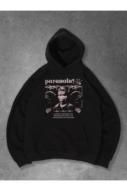 Unisex Paranoia Sweatshirt Black
