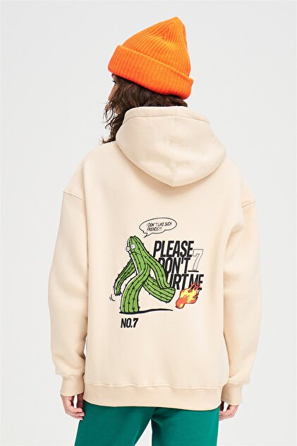 Trendiz Unisex Please Dont Hurt Me Sweatshirt Hoodie Taş - Fiyatı