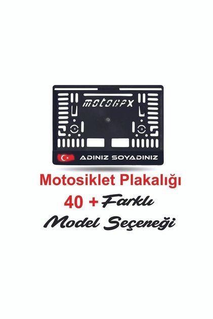 Kişiye Özel Isimli Motor Plakalık
