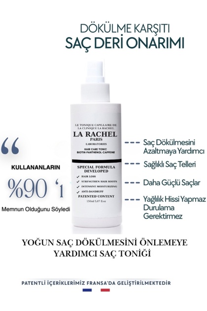 Dökülme Karşıtı, Sağlıklı Uzama Etkili ve Nem Dengesini Sağlamaya Yardımcı Bilimsel Saç Bakım Toniği