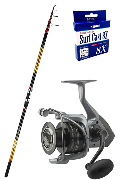 Okuma Savant 420cm - Okuma Tomcat 8000 Surf Olta Seti - Fiyatı
