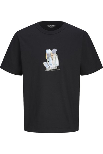 Tricou JACK &JONES Brooklyn Gfx - 12262506-Negru