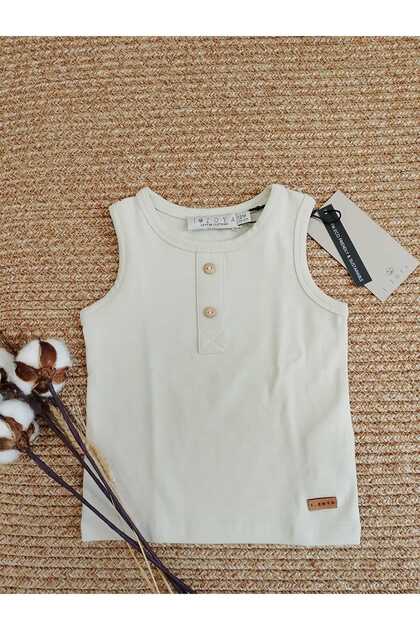 Unisex Baby+Child Undershirt Cotton with Elastane / Sleeveless 9 Months-4 Years