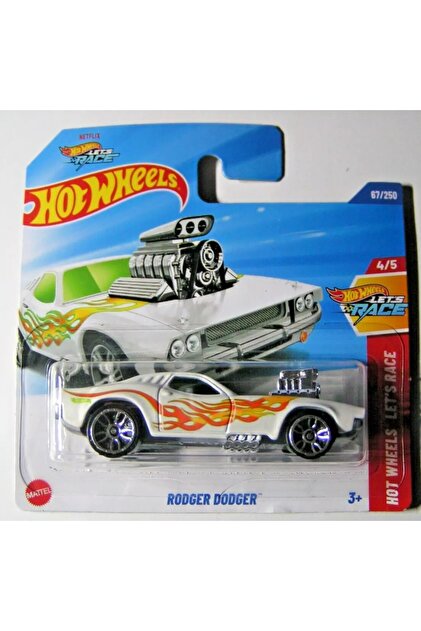 HOT WHEELS 2025 Tekli Araba Rodger Dodger Beyaz 4/5 - Fiyatı