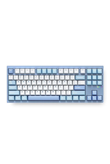 MCHOSE GX87 Lite %80 TKL RGB Kablosuz Hotswap Blue Nano Spraying