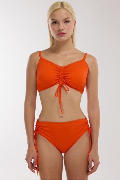 4533 Orange Plus Size Bikini Set