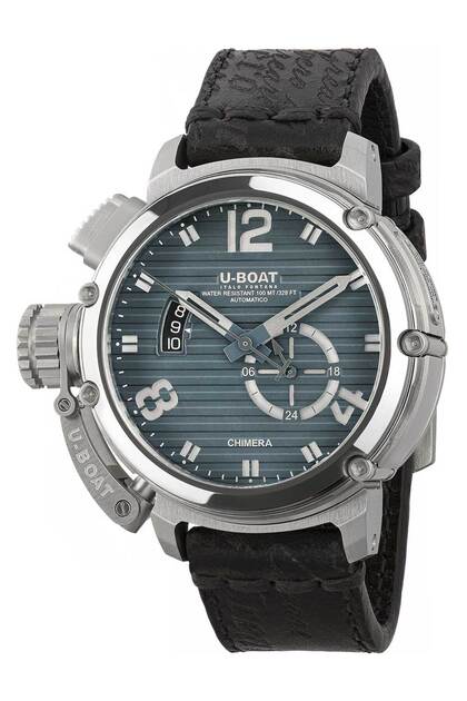 9602 Ανδρικό Ρολόι Chimera 46mm SS μπλε Αυτόματο 10ATM