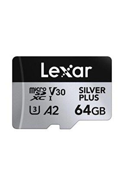 Lexar Professional 256GB 205 MB/s Silver Plus Mikro SD Hafıza