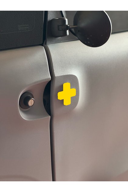 Citroen Ami Plus and Minus Door Logos