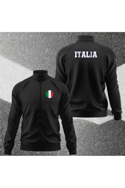 Saudi Arabia Saudi Arabian Qatar Flag Logo Diver Fabric Tracksuit Top