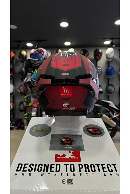 MT Helmets Thunder 4 SV Luminence D5 Mat Kırmızı - Fiyatı, Yorumları