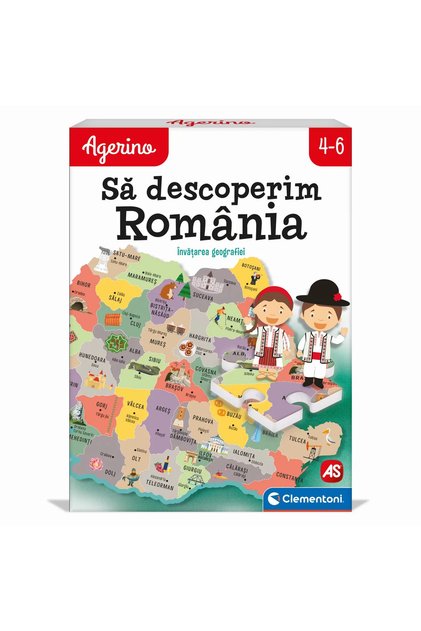 Joc Educativ, Sa Descoperim Rumunsko, Agerino, 4 - 6 Ani, Clementoni