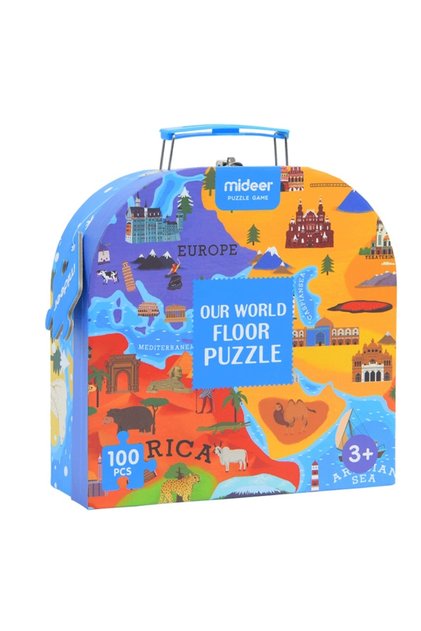 Puzzle cutie cadou - Lumea noastră