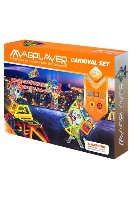 Set De Constructie Magnetic - 72 Piese