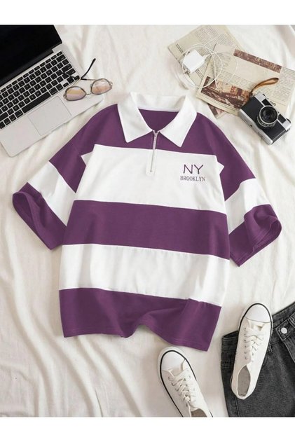 Large Size Unisex Ny Brooklyn Piece Printed Short Sleeve 100% Cotton T-Shirt