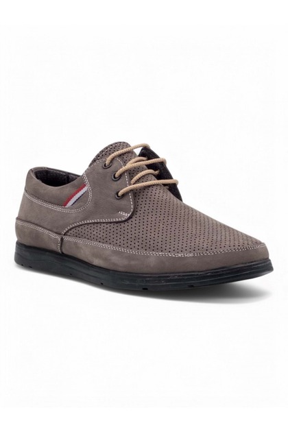 Docoo2 ZAC SHOES ZAÇ 5000 NUBUK ORTOPEDİ DELİKLİ BAĞCIKLI ERKEK AYAKKABI