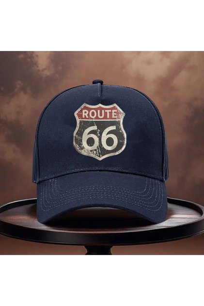 Route 66 Printed Snapback Hat