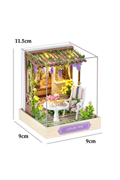 Choice TSZH209 DIY Garden House Book Nook Shelf Insert Miniature ...