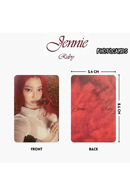 Kpop Dünyasi BLACKPINK Jennie '' Ruby '' Photocards Set 2 - Fiyatı
