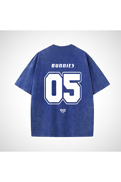 Touz Moda Paylaş Yıkamalı New Jeans Oversize Vintage T-shirt