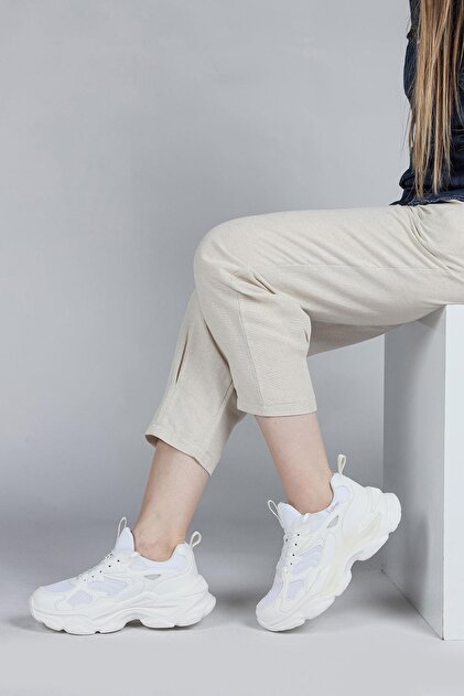 Jump 29891 Beyaz Kadın Sneaker Günlük Spor Ayakkabı - Fiyatı