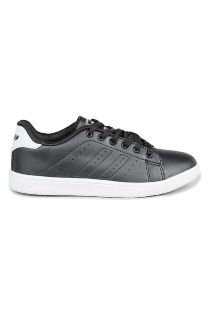 29159 Siyah - Beyaz Bilekli Kadın Sneaker Günlük Spor Ayakkabı