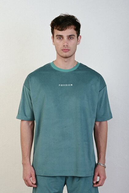 marchmoffさん marrakech Freedom Kadife Oversize Unisex T-Shirt - Fiyatı, Yorumları