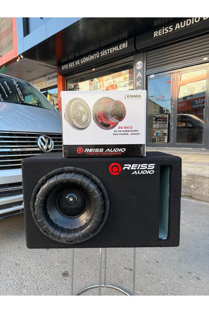 Audio Rs-Rx12 L Port Kabinli 1600wat 800Rms 30cm Subwoofer Bas Çift Bobin
